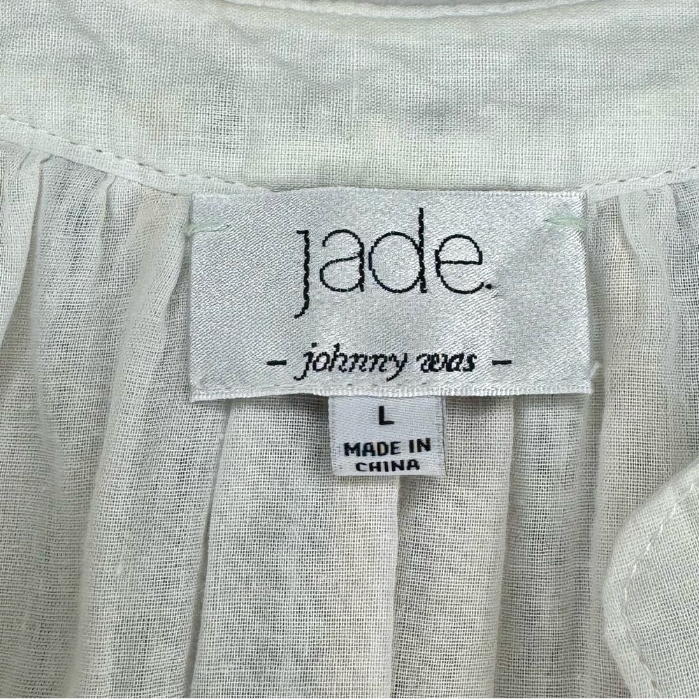 Johnny Was Jade Eden Sequin Top | Size Large - Picture 6 of 10